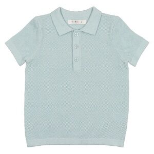 Coco Blanc Blue Knit Polo